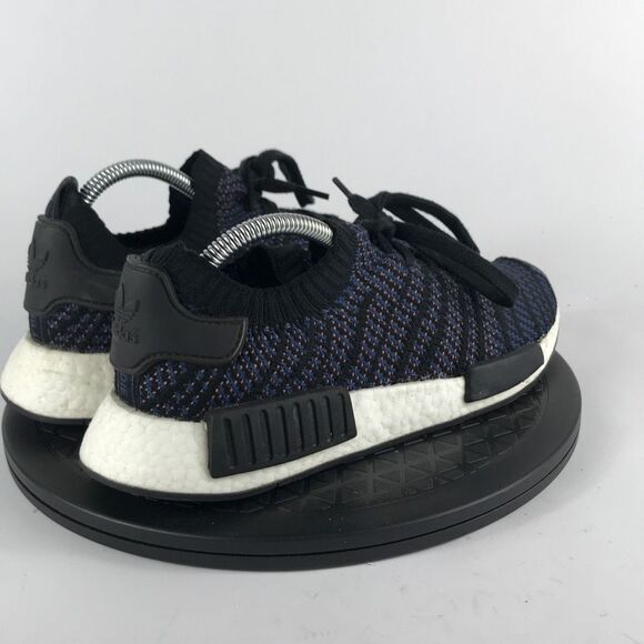 Adidas NMD R1 STLT Primeknit Blue Athletic Running Shoes AC8326 Women’s Size 9 - Picture 5 of 12